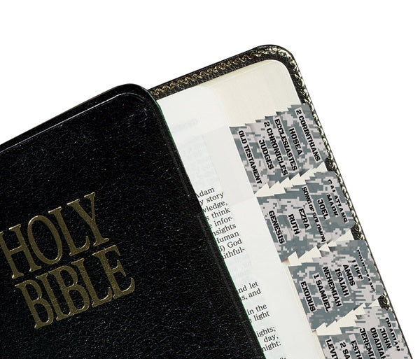Tabbies Bible Indexing Tabs, "Camo Tabs", "Digital Camo"- 1"L x 1/4" Extension, 10 packs Per Box -58413