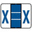 Tabbies Tab Products & Smead Compatible Alpha Label Rolls and Kit - 1"H x 1-1/4"W, 500 Per Roll