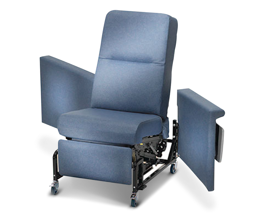 Champion Manufacturing RECLINER, PT MANUAL 89 SERIES FOLDING SIDE TBL COLONIAL BLU - 898T45