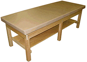 Bailey TABLE, TRTMT BARIATRIC W/PLAINSHELF BLK - 4511-US-393