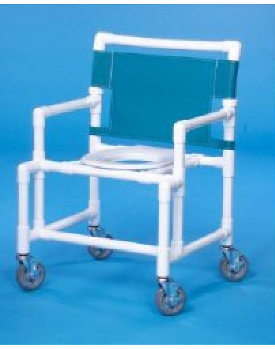 IPU Original Shower Chair Fixed Arm PVC Frame Mesh Back - SC9200