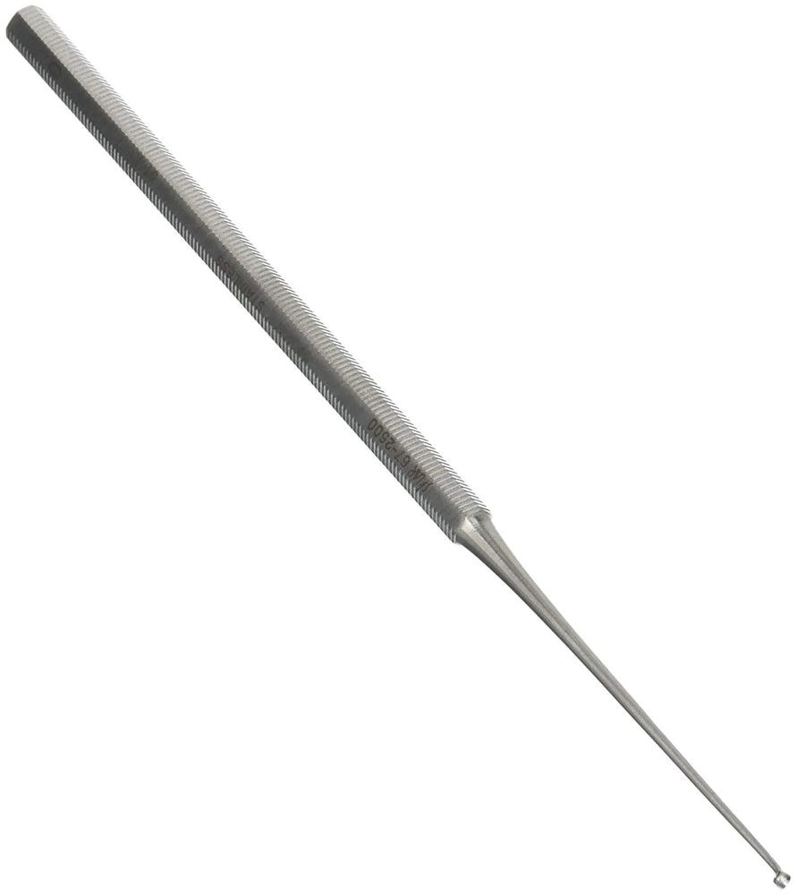 Econo - Ear Curette Buck 6-1/4 Inch Length Round Handle Size 0 Tip Round Loop Tip - 96-2273