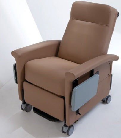 Champion Manufacturing RECLINER, TRANS MANUAL ASCENT 2SIDE TABLE 4" CASTERS GRY - 660T56-TS7