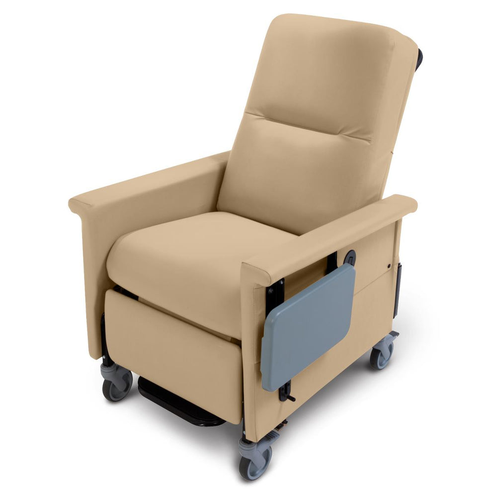Champion Manufacturing Power 86 Series Bariatric Recliner/Transporter Steel Frame 500 lbs. Weight Capacity Fixed Height Arm - 86PSR18-TS73