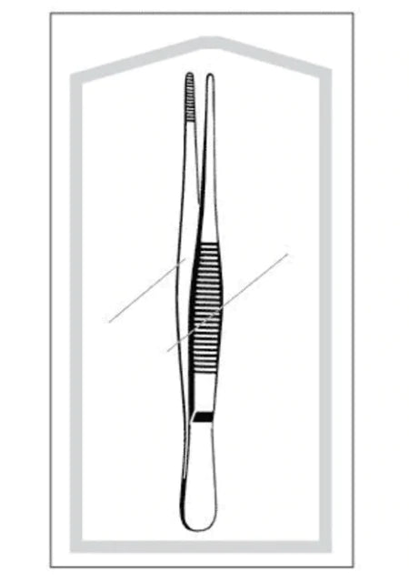 Econo - Dressing Forceps Atrau-Allis 6 Inch Length Floor Grade Pakistan Stainless Steel Jaw - 96-2233