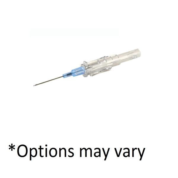 Smiths Medical ASD Catheter Iv Jelco Protectiv Plus Safety Straight 22Gx1" 1" With Wings Blue 50/Bx, 4 Bx/Ca - 3080