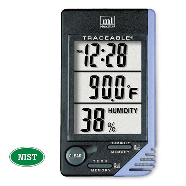 Marketlab Traceable Temperature Hygrometer Abs Plastic 0 To 50C/20 To 90% Ea - 4040