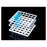 Nalge-Nunc International Nalgene Unwire Test Tube Rack 16Mm/ Half-Size 36 Place White Ea - 5972-0016