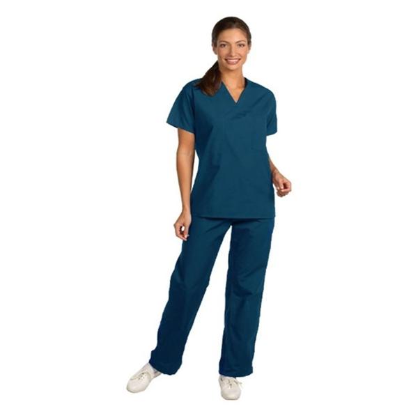 Fashion Seal Shirt Scrub Fashion Seal 78726 Unisex Small Caribbean Blue Ea - 78726-S