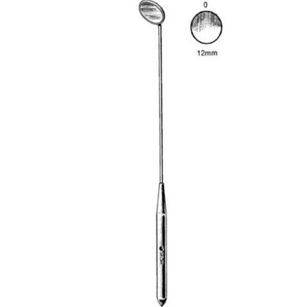 Sklar Instruments Laryngeal Mirror 12Mm #0 Handle Chrome Ea - 73-1190