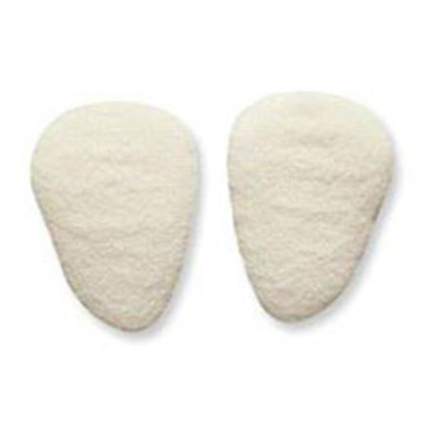 Hapad Pad Orthopedic Mtrsl Wool/Felt 3/8" Thick Adhesive Back White Sz Large 6/Package - 6413