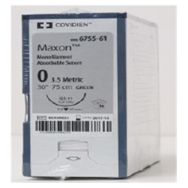 Medtronic MITG-Covidien Suture 0 Polyglyconate Copolymer Gs-11 Maxon Green 30" Monofilament 36/Ca - 8886675561