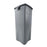 Rubbermaid Can Trash Untouchable Resin 23Gal No Lid Gray Square 4/Case - FG356988GRAY