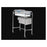Pedigo Products. Stand Bassinet 18.25X31X37.75" Stainless Steel Silver Ea - P-1110-A-SS