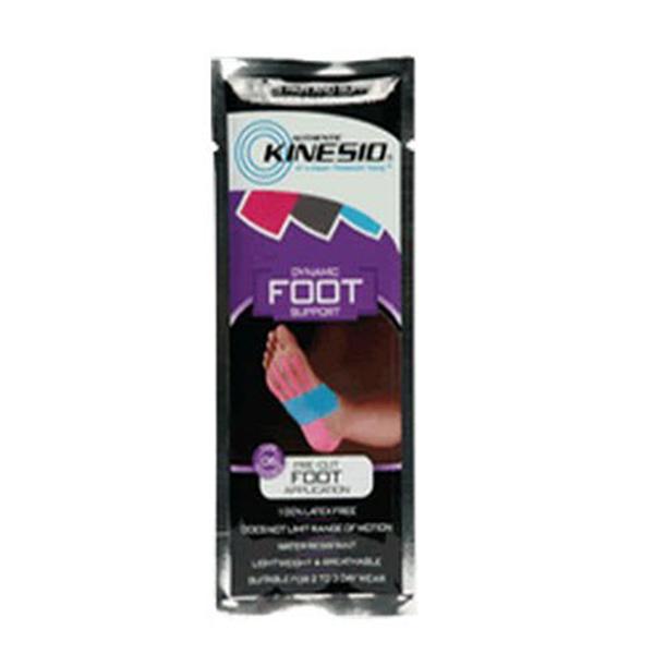National Medical Alliance Tape Kinesiology Kinesio Cotton/Acrylic Pre Cut Adhesive Red/Aqua 20/Bx - KNPCF9906