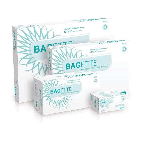 Hu-Friedy (Hufriedy) Pouch Sterilization Ims Bagette 7.5 In X 13 In Blue / White 100/Bx, 10 Bx/Ca - IMS-1237