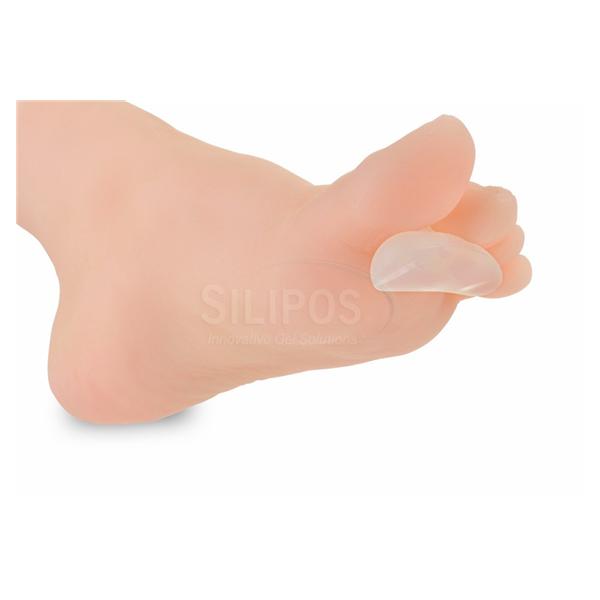 Silipos Crest Pad Gel-Toe Buttress Silicone Gel Translucent Size Small Left 3/Pk - 10415