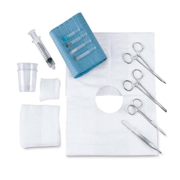 Medical Action Industries Tray Laceration With 18X26" Fenestrated Drape Ea, 20 Ea/Ca - 61283