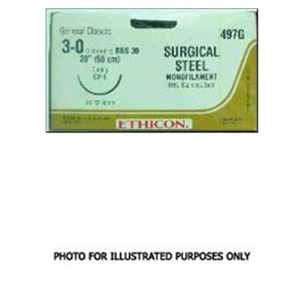 Ethicon Inc,a J & J Company Suture 4-0 B&S 32 No Needle Ethi-Pack Silver 50X18" Monofilament 12/Bx - DS32