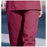 Fashion Seal Scrub Pant Unisex Small Cranberry Ea - 78806-S