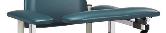 Clinton Industries Blood Drawing Chair Flip Arm Pad Only For Blood Drawing Chair - 6361-FAPO-3RB