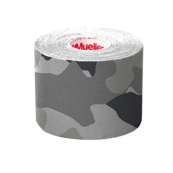 Mueller Sports Medicine Tape Kinesiology I-Strip Elastic 2"X16.4' Gray Camo 1/Rl - 23917