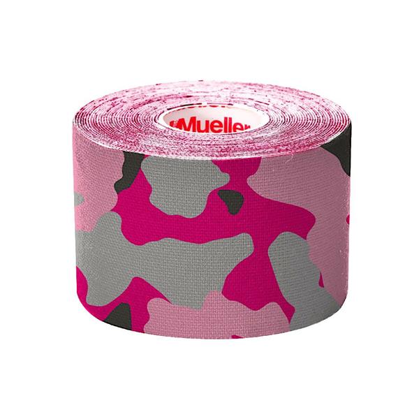 Mueller Sports Medicine Tape Kinesiology I-Strip Elastic 2"X16.4' Pink Camo 1/Rl - 23937