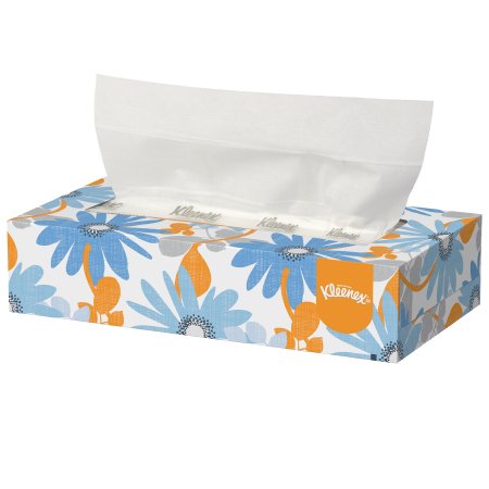 Kimberly Clark Facial Tissue Kleenex White 8-1/5 X 8-2/5 Inch - 21400