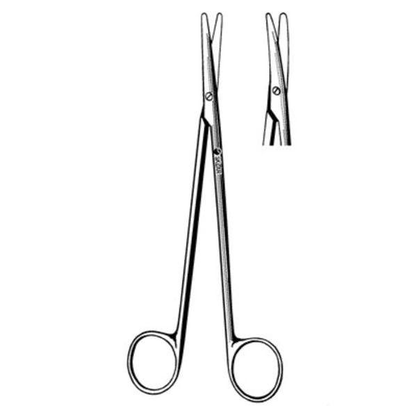 Sklar Instruments Scissors Dissecting Metzenbaum-Nelson 10" Blunt/Blunt Smooth Curved Bari Ss Ea - 55-9210