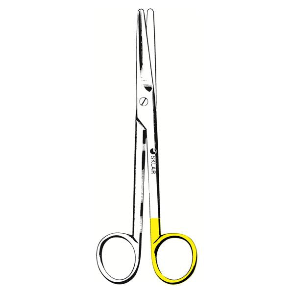 Sklar Instruments Scissors Dissecting Mayo Sklarcut 6-3/4" Bl/Bl Micro-Serrated Straight Ss Ea - 15-3555