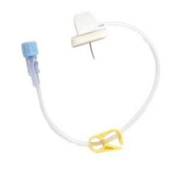 Sims Deltec Needle 22Gx3/4" Gripper Huber Female Luer Lock Safety 12/Case - 21-2733-24