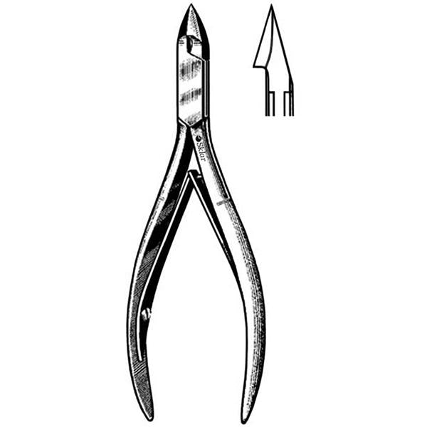 Sklar Instruments Nipper Tissue 4-1/2" Convex Blades/11Mm Stainless Steel Ea - 97-1242