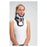 DJO Collar Miami J Adult Stout Cervical Plastic White/Navy Size 10-20" Ea - 79-83238