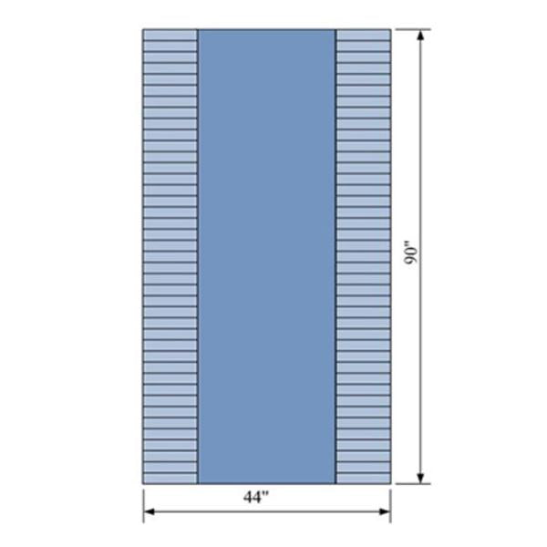C-Core Medical Cover Back Table 44X90" Sterile 1/Ea, 40 Ea/Ca - 16003