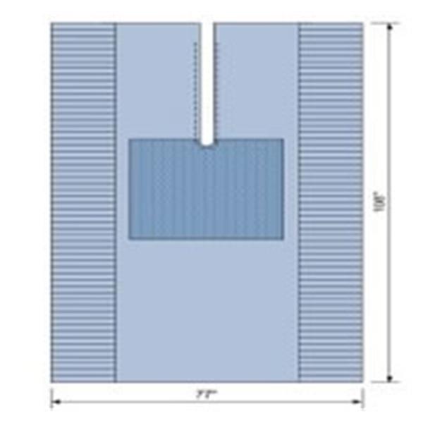 C-Core Medical Sheet Surgical Fenestrated 77X108" Sterile 12/Ca - 19128