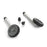 Invacare Walker Boot _ Black 1/Pr - 6271