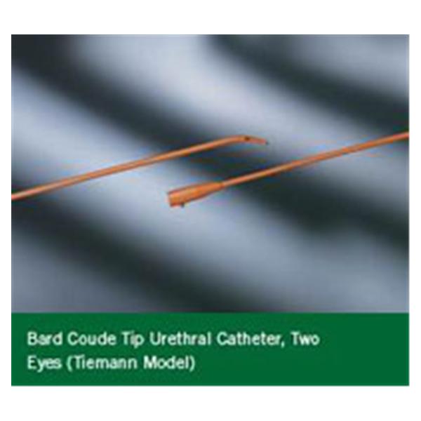 Bard Medical Division Catheter Intermittent 18Fr Coude Olive Tip Rubber/Silicone Coated 16" 12/Ca - 120618