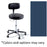 Midmark Corporation Stool Exam Ritter Classic Series Navy Blue Casters Backrest 5 Leg Ea - 277-001-231
