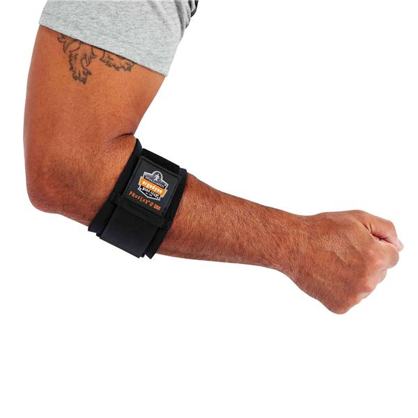 Ergodyne Corporation Support Proflex 500 Adult Tennis Elbow Neoprene Black Size Large Ambidextrous Ea - 16004