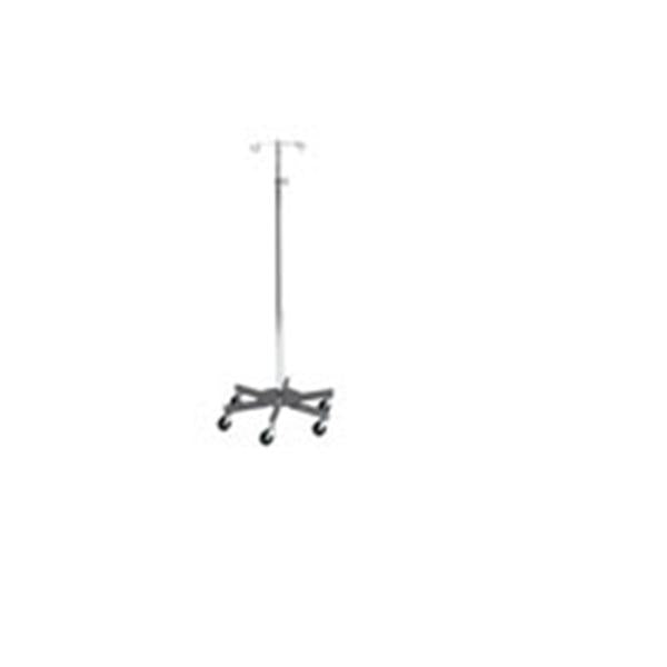 Brewer Company Pole Iv 4 Hook 22" Base 51.5-93" Height Adjustment Ea - 43406