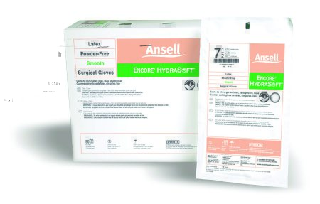 ENCORE HydraSoft - Surgical Glove Size 8.5 Sterile Pair Latex Extended Cuff Length Smooth Ivory Not Chemo Approved - 2018685