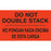 Tabbies Do Not Stack Labels, "DO NOT DOUBLE STACK / NO PONGAN NADA ENCIMA DE ESTA CARGA" (Fluorescent Red) - 3"H x 5"W, 500 per Roll - 43571