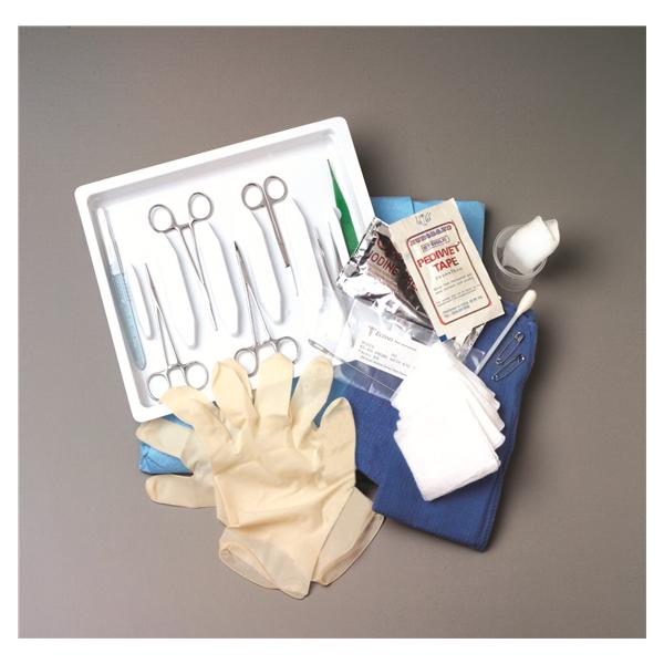 Sklar Instruments Tray Circumcision With Gloves/Gauze/Scissors/Adson Dressing Forceps 20/Ca - 96-1746
