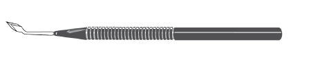 Beaver EdgeAhead - Slit Knife Conventional Stainless Steel / Plastic 3 mm Width Full Handle Sterile Disposable - 581107