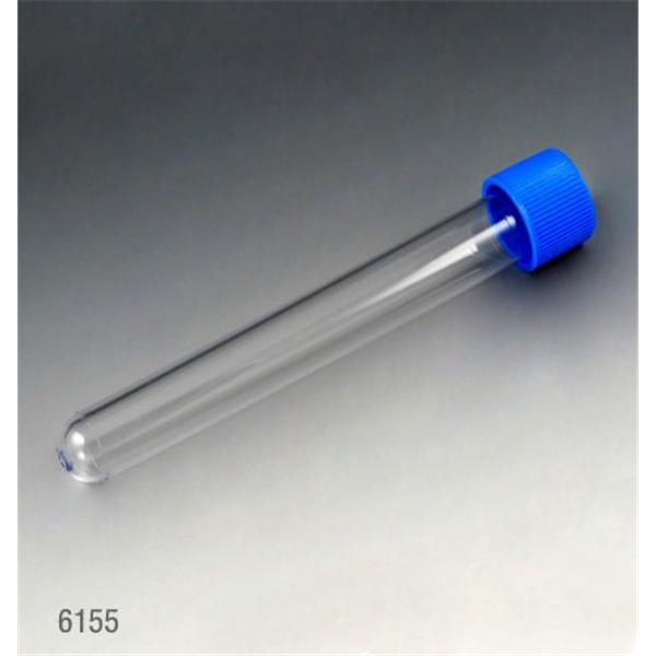 Globe Scientific Test Tube Polystyrene 15Ml 16X120Mm Round Bottom Non-Sterile 4Bx/Ca - 6155