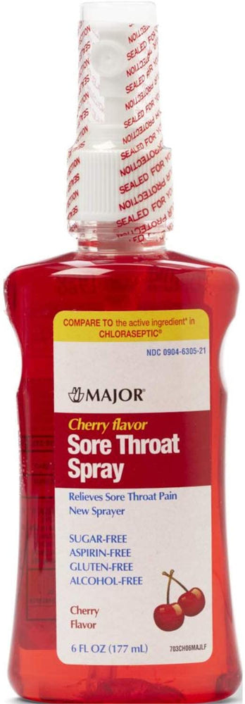 Major Pharmaceuticals Phenaseptic Sore Throat Relief 1.4% Strength Oral Spray 6 oz. - 536242558