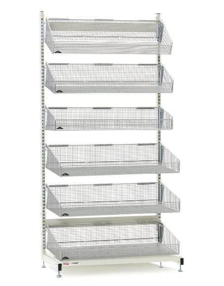 6-Basket Shelving Unit