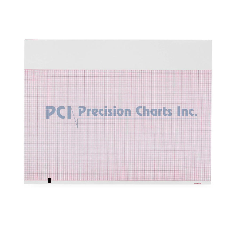 Clinical Health Products Fetal Monitor Recording Paper Thermal 120 mm X 50 Foot Red Grid - 781-080-12