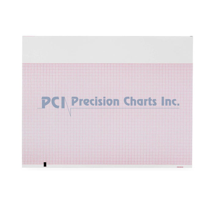 Clinical Health Products Fetal Monitor Recording Paper Thermal 120 mm X 50 Foot Red Grid - 781-080-12