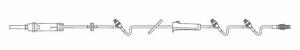 Baxter Continu-Flo Solution Set 10 Drops / mL Drip Rate 18 Inch Tubing 2 Ports - 3C0091